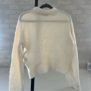 Acne Studios Dania Mohair Cream Wool Sweater
